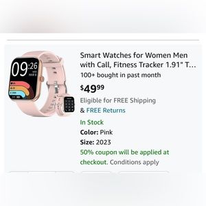 Smart watch and electric razor